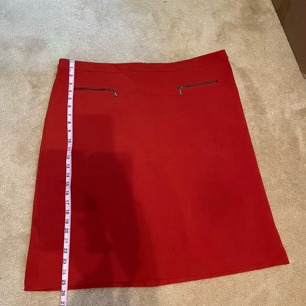 M&S Collection Orange Midi Skirt